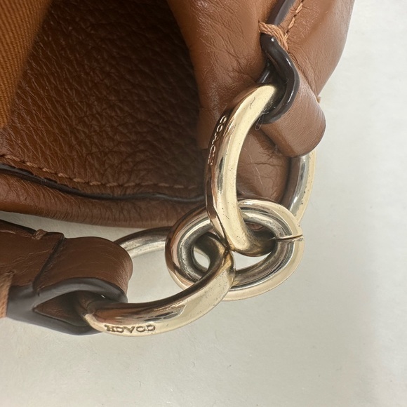 Coach F35723 Phoebe Brown Pebbled leather Large Shoulder Bag Pre-owned. - Picture 13 of 13